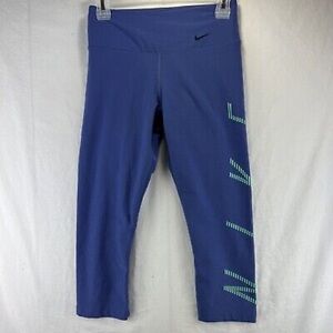 Nike Capri Leggings Womens Small Dri Fit 10 Less Plastic Bottles 1 Legend Pant